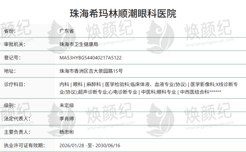珠海希玛林顺潮眼科医院姚勇怎么联系？了解联系方式，轻松预约眼科专家，保护您的视力健康！